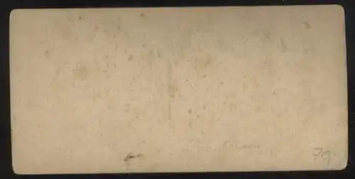 Stereo Foto China, Chinesen bei der Arbeit