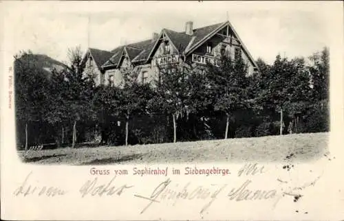 Ak Königswinter am Rhein, Oelberg, Sophienhof, Siebengebirge