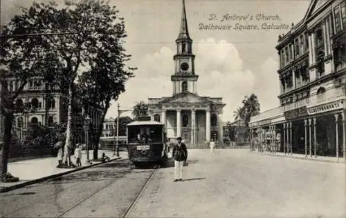 Ak Calcutta Kolkata Kalkutta Indien, St. Andrew's-Church, Dalhousie-Square