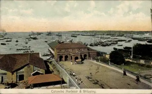 Ak Colombo Ceylon Sri Lanka, Hafen