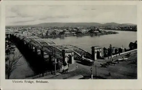 Ak Brisbane Australien, Victoria-Bridge