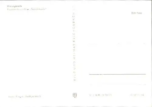 Ak Wernigerode im Harz, Konsum-Gaststätte Storchmühle