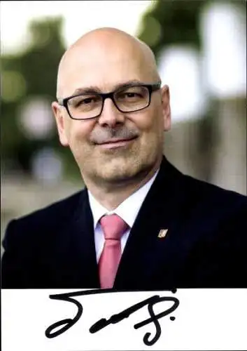 Foto Torsten Albig, Ministerpräsident Schleswig Holstein, Autogramm