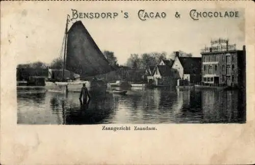 Ak Zaandam Zaanstad Nordholland, Zaanzicht