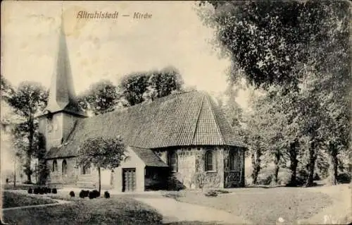 Ak Hamburg Wandsbek Rahlstedt Altrahlstedt, Kirche