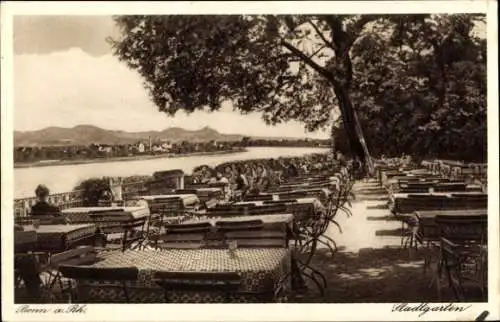 Ak Bonn am Rhein, Stadtgarten, Emil Temme, Panorama