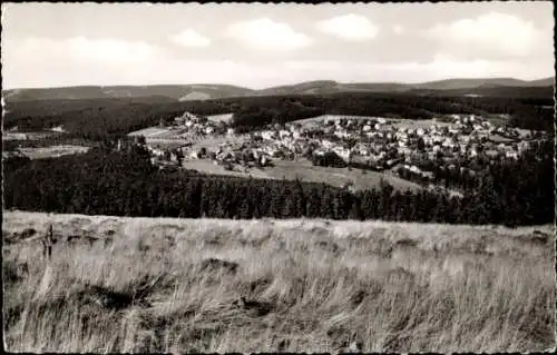 Ak Hahnenklee Bockswiese Goslar im Harz, Blick vom Bocksberg