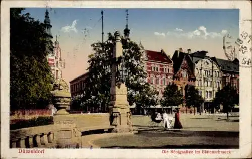 Ak Düsseldorf am Rhein, Königsallee