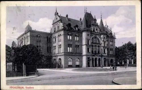 Ak Pforzheim im Schwarzwald, Saalbau