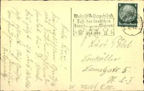 Ak Karlsruhe in Baden, Bernharduskirche mit Durlacher Tor