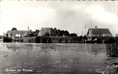 Ak Teroele De Fryske Marren Friesland Niederlande, Blick vom Haus