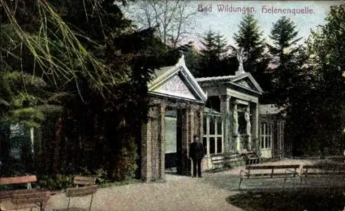 Ak Bad Wildungen in Hessen, Helenenquelle