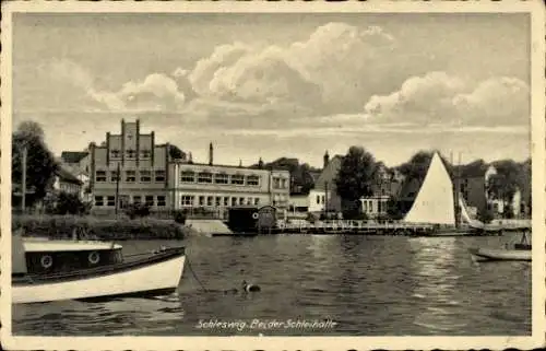 Ak Schleswig an der Schlei, Schleihalle