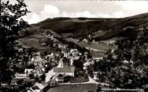 Ak Düdinghausen Medebach im Sauerland, Totalansicht