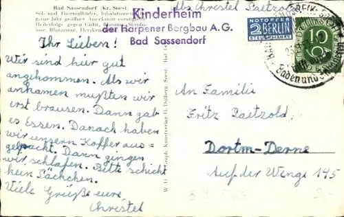 Ak Bad Sassendorf in Westfalen, Bismarckstraße, Gradierwerk, Brunnenhaus, Kurpark, Wilhelmstraße