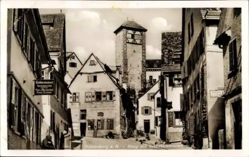 Ak Rottenburg am Neckar, Staig mit Schüttelbrunnen