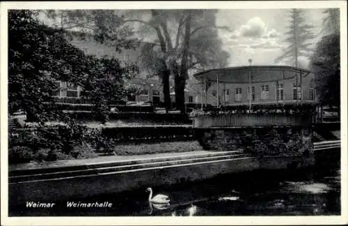 Ak Weimar in Thüringen, Weimarhalle