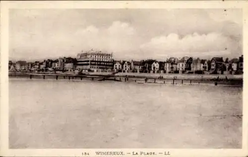 Ak Wimereux Pas de Calais, Plage