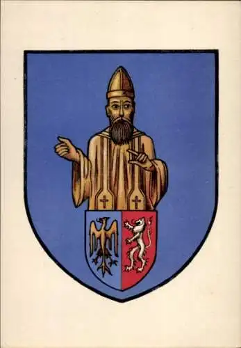 Ak Bouxwiller Buchsweiler Elsass Bas Rhin, Stadtwappen