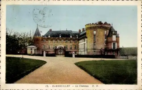 Ak Rambouillet Yvelines, Schloss