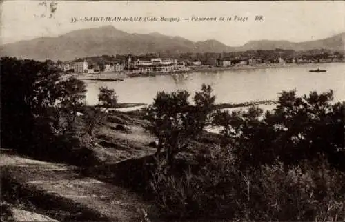 Ak Saint Jean de Luz Pyrénées Atlantiques, Strand