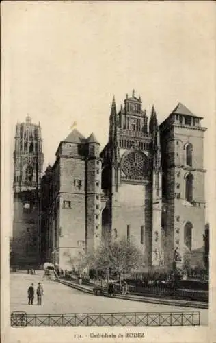 Ak Rodez Aveyron, Kathedrale