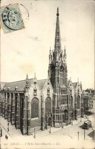 Ak Lille Nord, Kirche Saint-Maurice