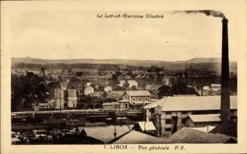 Ak Libos Lot-et-Garonne, Panorama