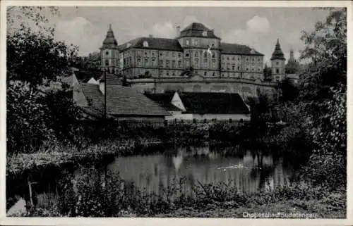 Ak Chotěšov Chotieschau Region Aussig, Schloss