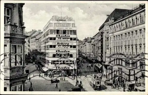 Ak Brno Brünn Südmähren, Krapfen- und Johannesgasse