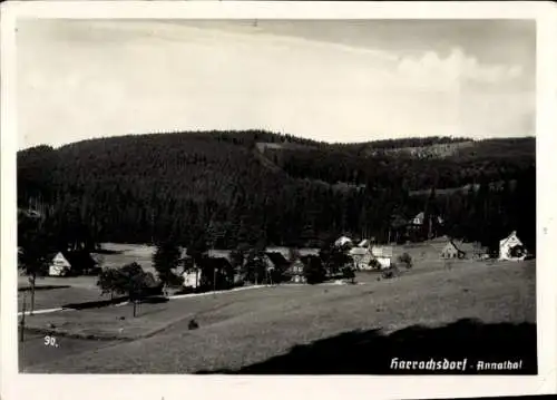 Foto Ak Harrachov Harrachsdorf Riesengebirge Region Reichenberg, Annathal, Blick auf den Ort