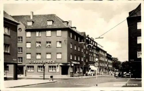 Ak Gelsenkirchen im Ruhrgebiet, Gaststätte Borchers, Stauder-Eck, Hohenzollernstraße 73