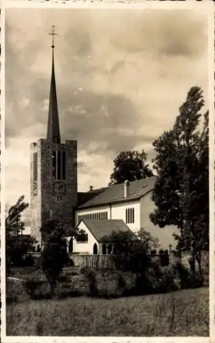 Ak Mézières Kanton Freiburg Schweiz, Kirche