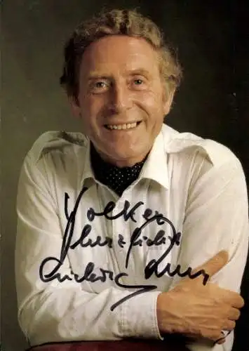 Ak Schauspieler und Sänger Ludwig Sebus, Portrait, Autogramm