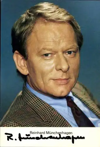 Ak Schauspieler Reinhard Münchenhagen, Portrait, Autogramm
