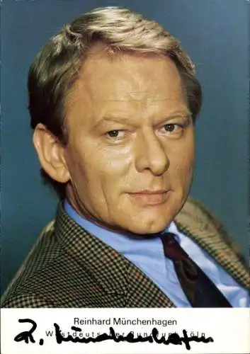 Ak Schauspieler Reinhard Münchenhagen, Portrait, Autogramm