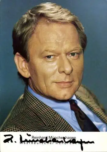 Ak Schauspieler Reinhard Münchenhagen, Portrait, Autogramm