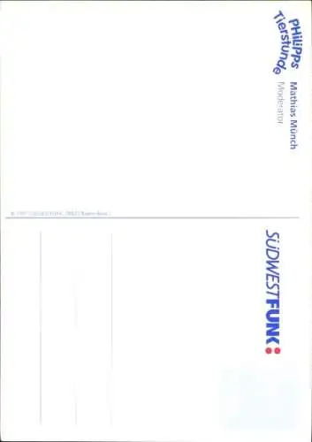 Ak Schauspieler Mathias Münch, Portrait, Autogramm