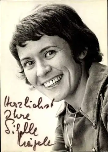 Ak Schauspielerin Sibylle Nägele, Portrait, Autogramm