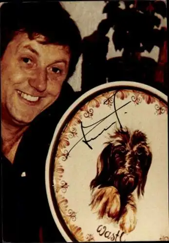 Ak Schauspieler Karl Moik, Portrait, Autogramm