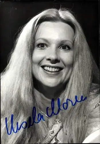 Ak Schauspielerin Ursula Monn, Portrait, Autogramm