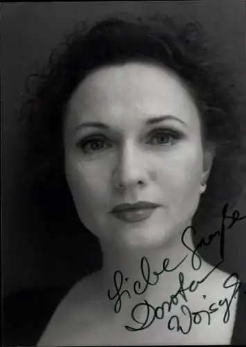 Ak Schauspielerin Dorothea Wojsyk, Portrait, Autogramm