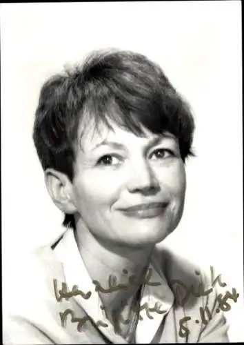 Ak Schauspielerin Brigitte Diek, Portrait, Autogramm