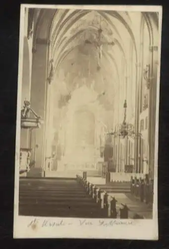 CdV Foto Köln am Rhein St. Ursula Basilika, Innenansicht