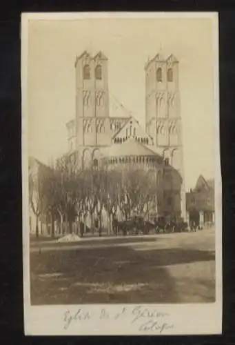 CdV Foto Köln am Rhein, St. Gereon Kirche