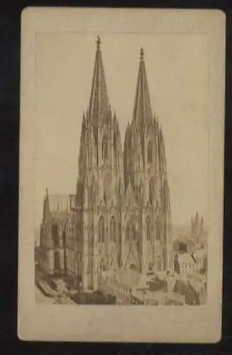 CdV Foto Köln am Rhein, Kölner Dom