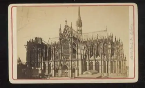 CdV Foto Köln am Rhein, Kölner Dom