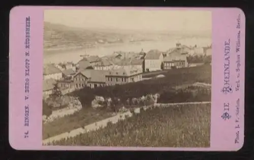 CdV Foto Bingen am Rhein, Blick von Burg Klopp nach Rüdesheim