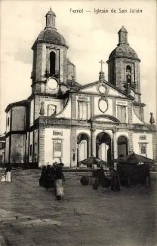 Ak Ferrol Galicia, Iglesia de San Julian