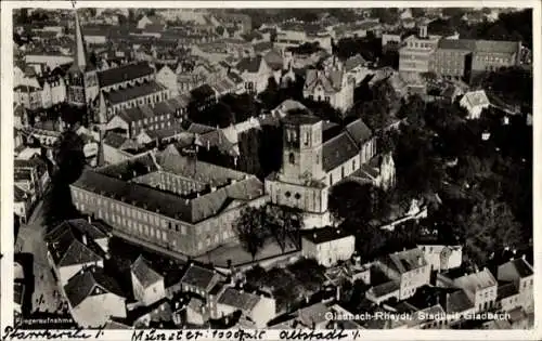 Ak Rheydt Mönchengladbach am Niederrhein, Stadtteil Gladbach, Fliegeraufnahme